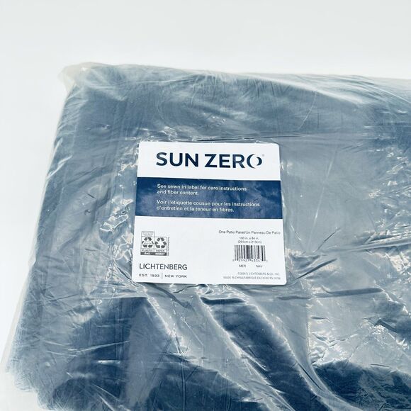 Sun Zero Barrow Energy Efficient Grommet Sliding Patio Door Curtain Panel, 100" - Picture 3 of 9